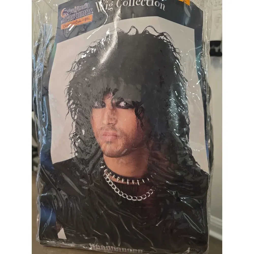 Spirit Halloween California Costumes Headbanger Wig Adult Costume